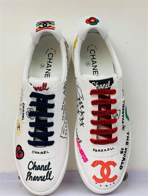 pharrell shoes chanel|pharrell williams chanel shoes.